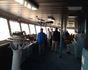 Besichtigung der Brücke