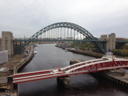 Kurzreise Newcastle, Blick von der High Level Bridge