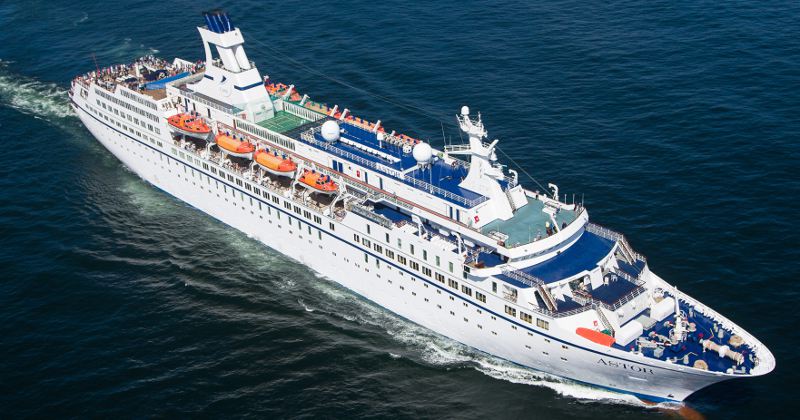 MS Astor, Pressefoto: TransOcean Kreuzfahrten