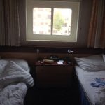 Unsere Kabine nach der ersten Nacht!