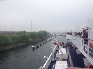 Einfahrt in den Nord-Ostsee-Kanal