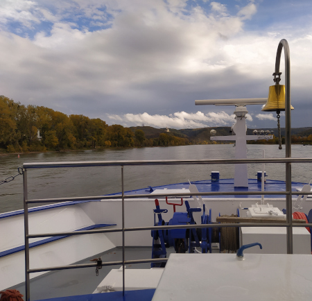 Blick vom Bug der Rhein Melodie